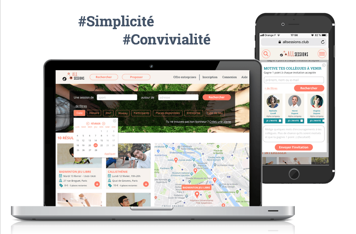 Plateforme web et mobile